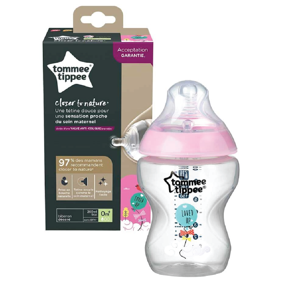 Tommee Tippee Decorative Feeding Bottle - 3m+ - Medaid International