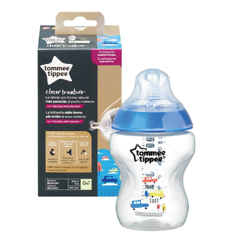Tommee Tippee Decorative Feeding Bottle - 3m+ - Medaid International