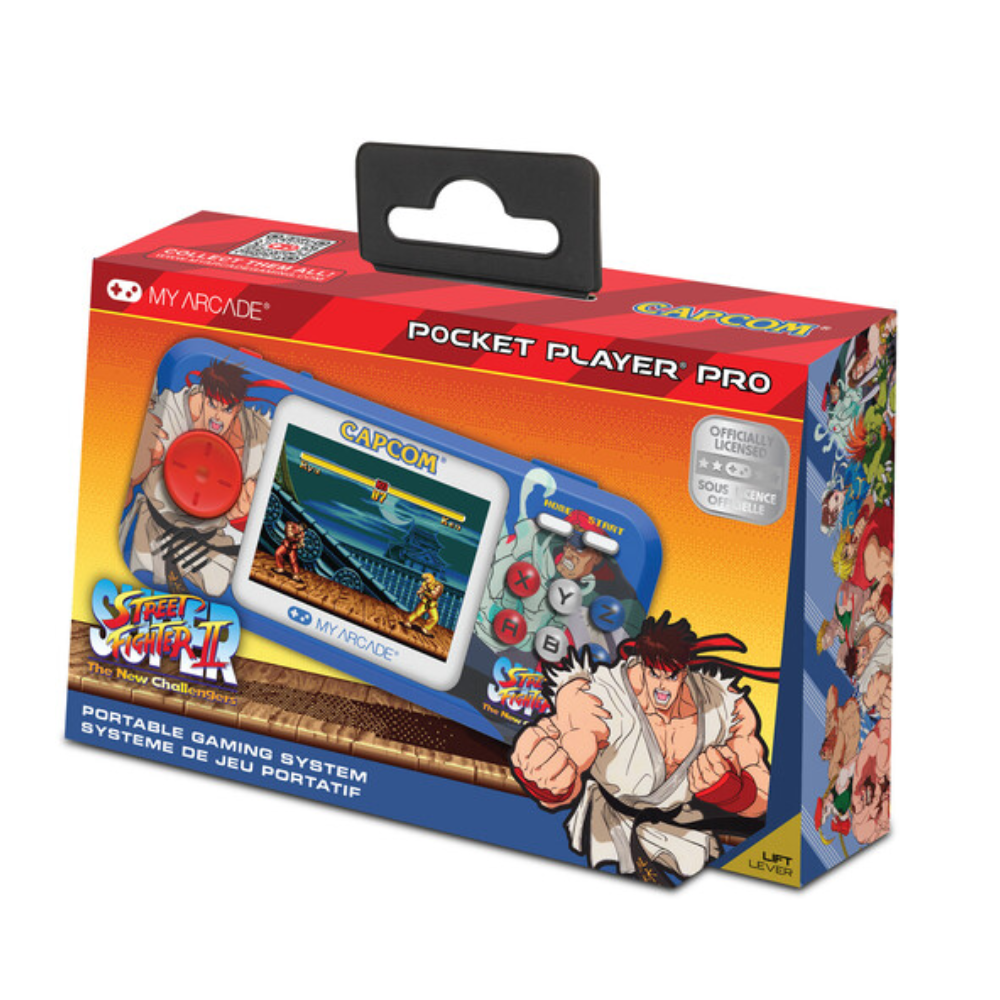 My Arcade Pocket Player Super Street Fighter Ii Portable Gaming System (2 Games In 1) - Medaid International