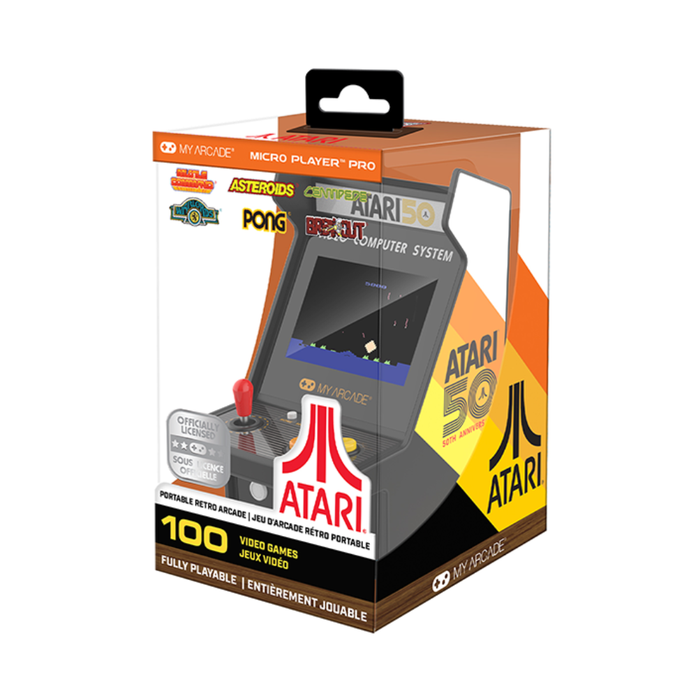 Micro Player 6.7" Atari Portable Retro Arcade (100 Games In 1) - Medaid International