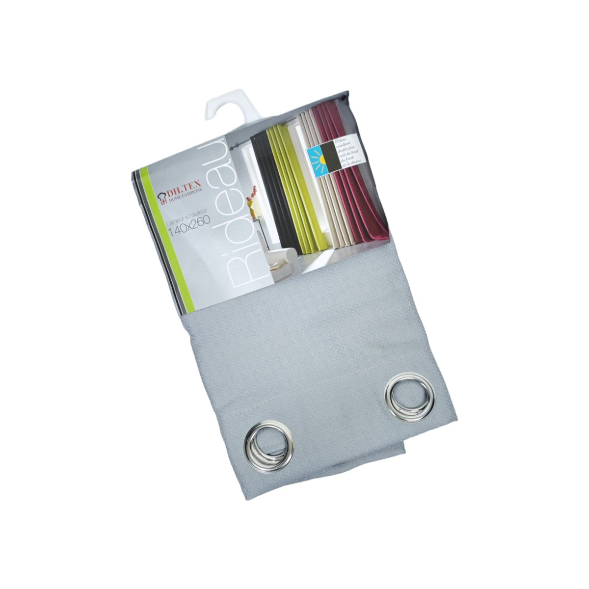 READY WINDOW CURTAIN 140*260CM LIGHT GRAY #6