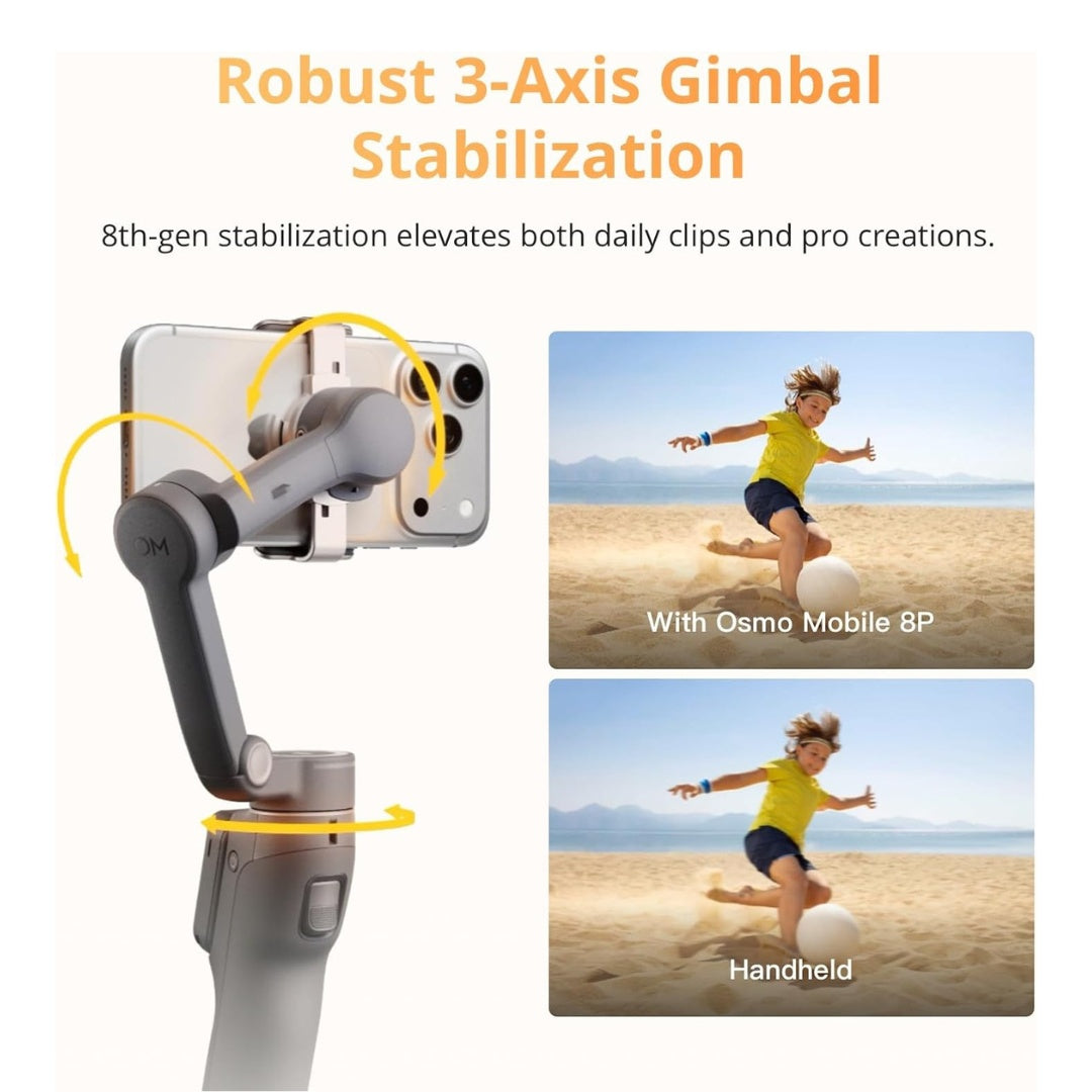 DJI Osmo Mobile 8P Gimbal Advanced Tracking Combo
