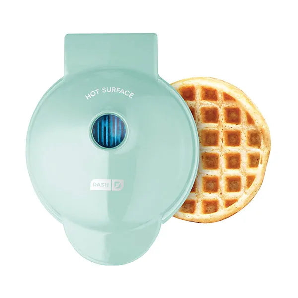 Dash MINI WAFFLE MAKER – AQUA
