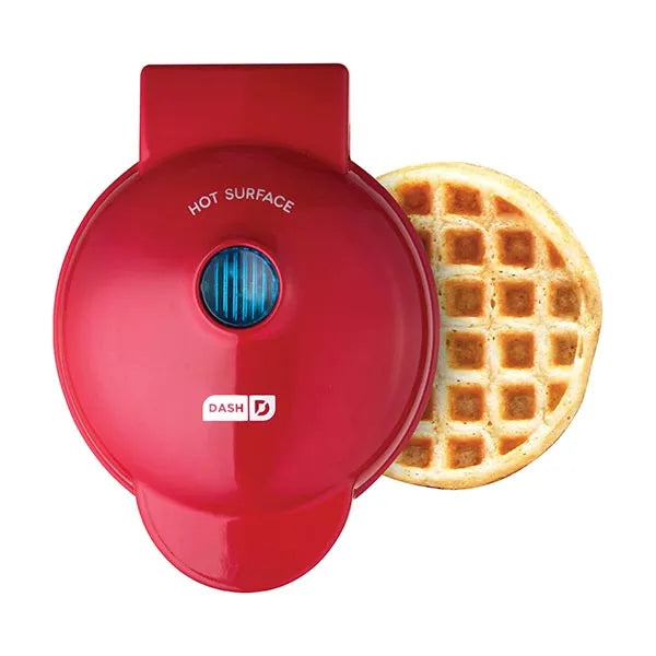 Dash MINI WAFFLE MAKER – RED