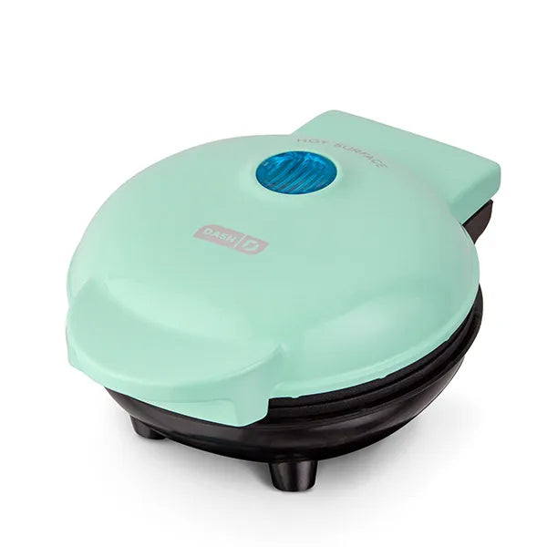 Dash MINI WAFFLE MAKER – AQUA