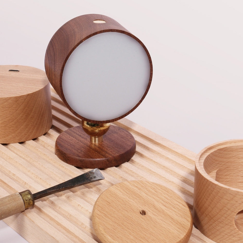Magnetic Wireless Bedside Wooden LED Smart 360 Degree