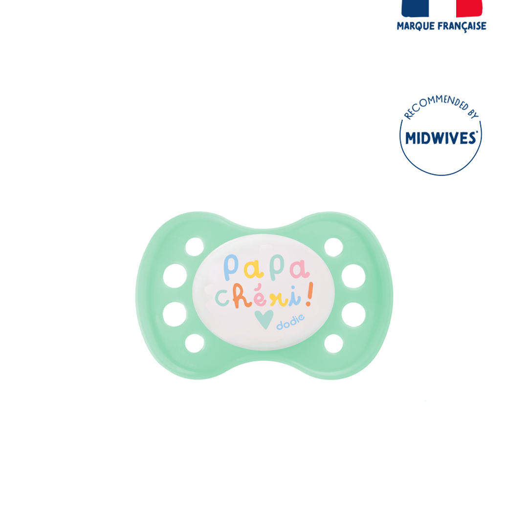 Dodie Soother 0-6 Months Duo Dear Mummy Daddy A31