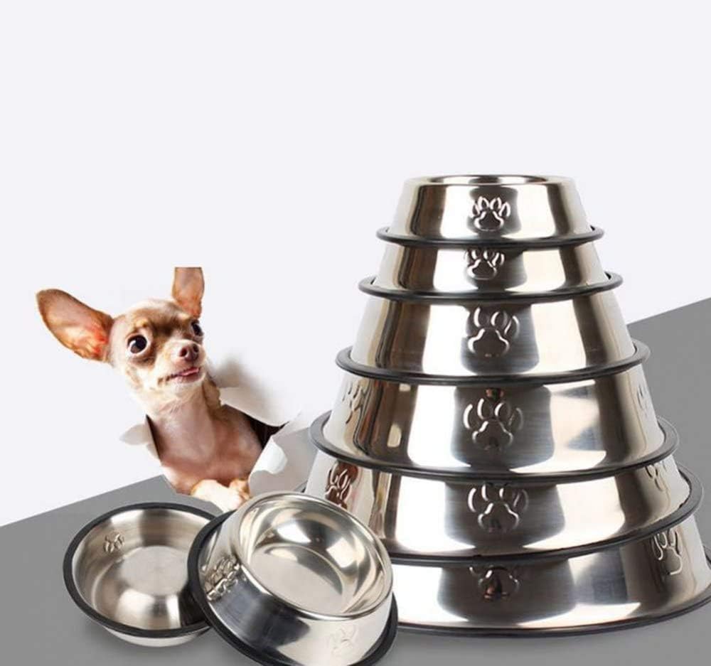 Dog 20cm Stainless Food Bowl DP124