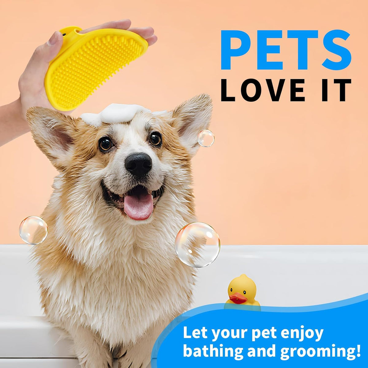 Cat /Dog Silicone Grooming Srubber DP135