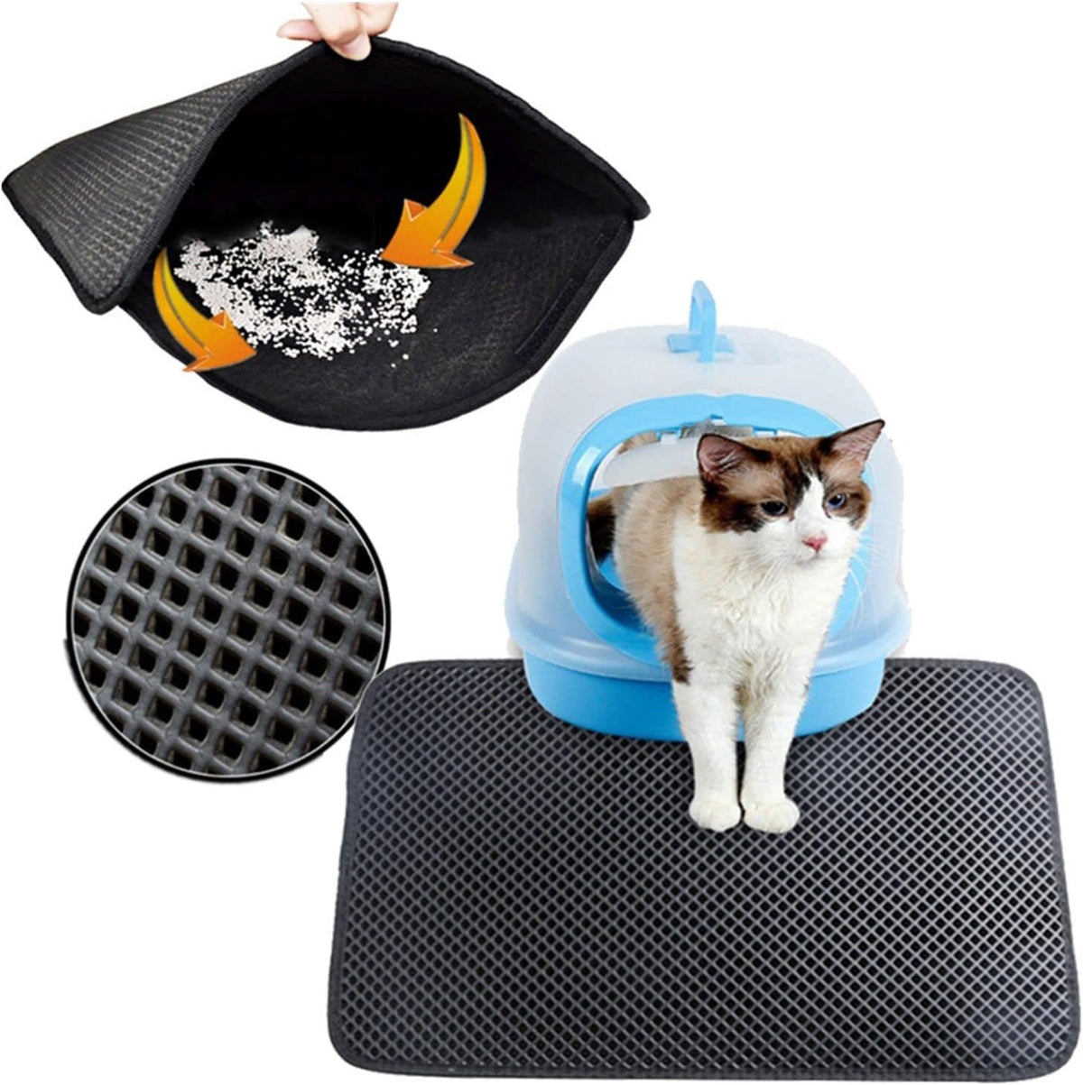 Cat Double Layer Litter Mat 60x45cmDP157