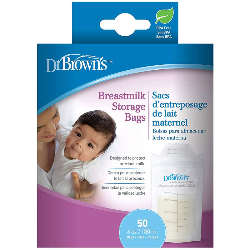DrBrown's - Breastmilk Storage Bags - 50pcs