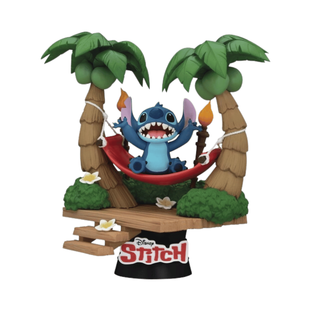 Stitch Hammock Diorama Stage DS-147 By Beast Kingdom - Medaid International