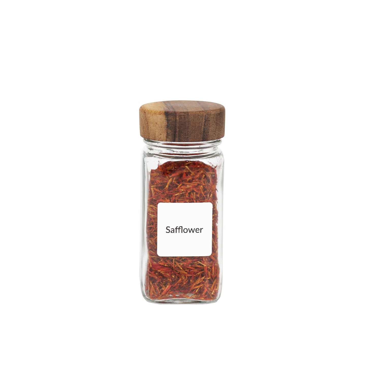 Spice Jar Shaker W/ Acacia Lid - Small (Set of 12)
