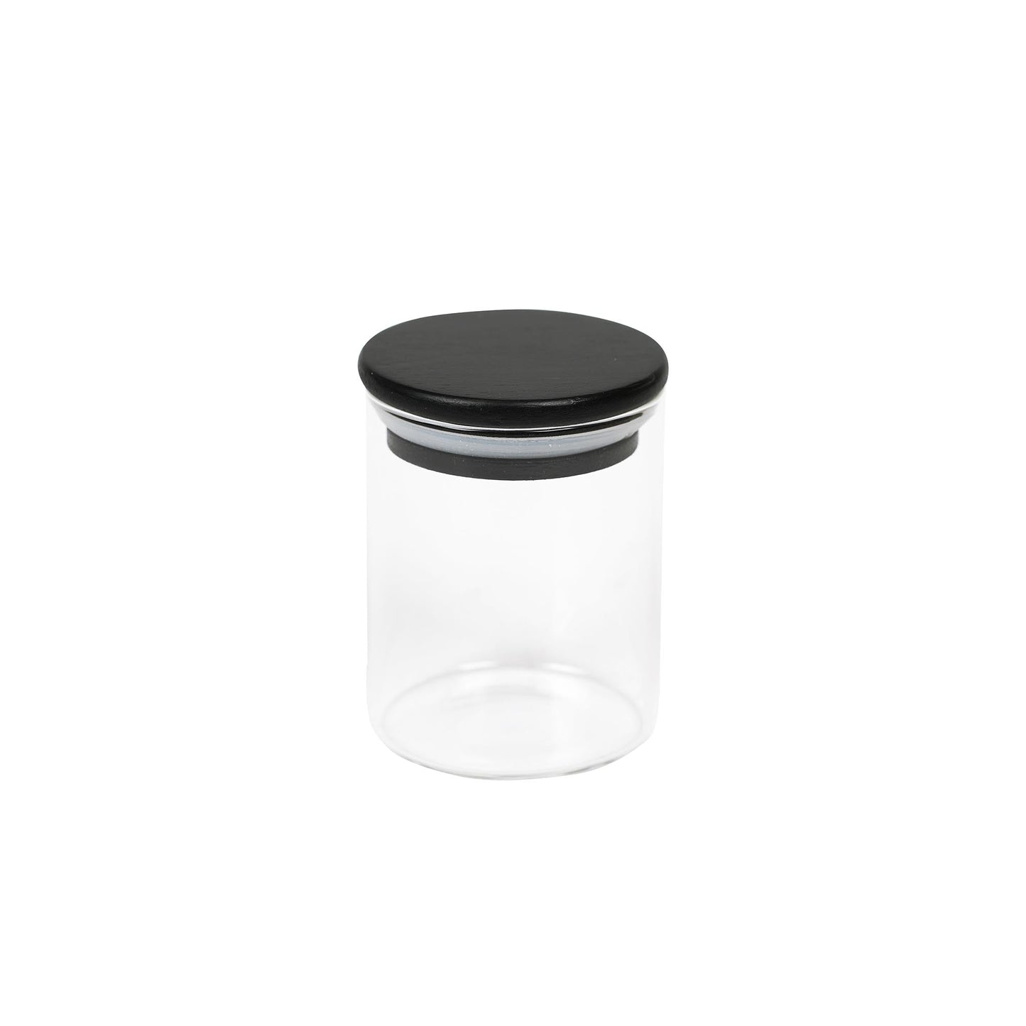 Spice Jar W/ Black Bamboo Lid