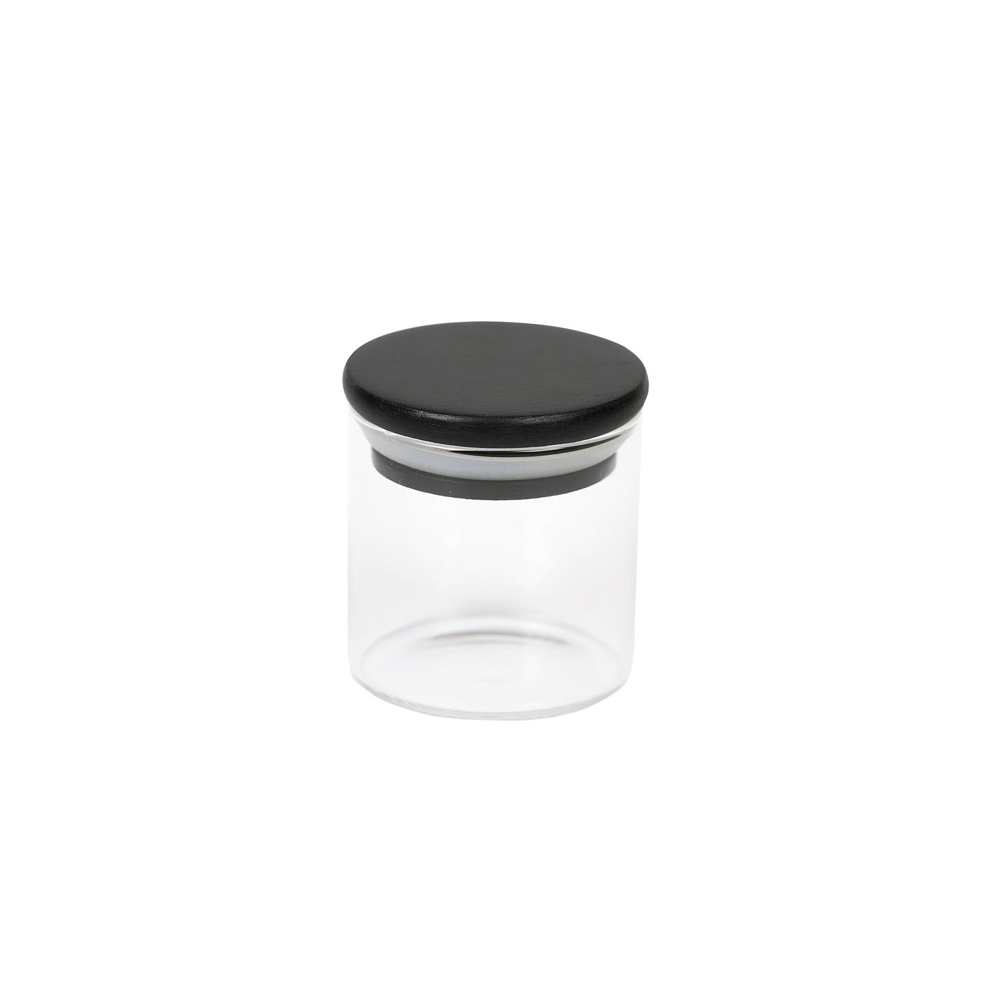 Spice Jar W/ Black Bamboo Lid