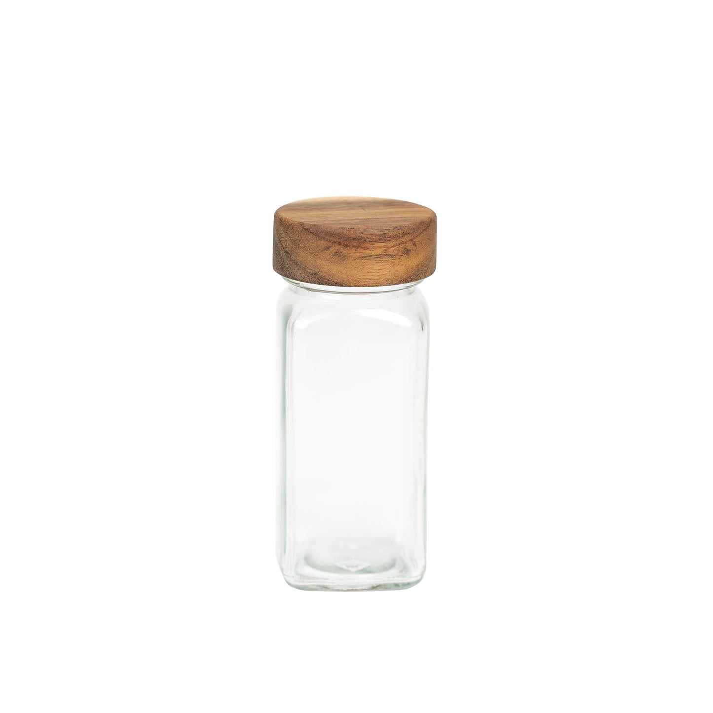 Spice Jar Shaker W/ Acacia Lid - Small (Set of 12)