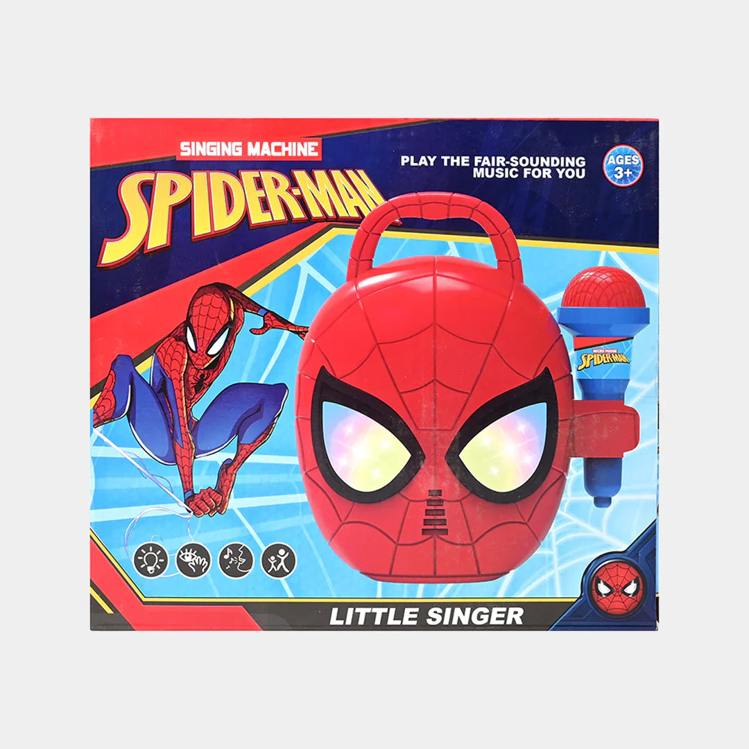 Spiderman Singing Machine with Microphone and Cool Lights Lebanon