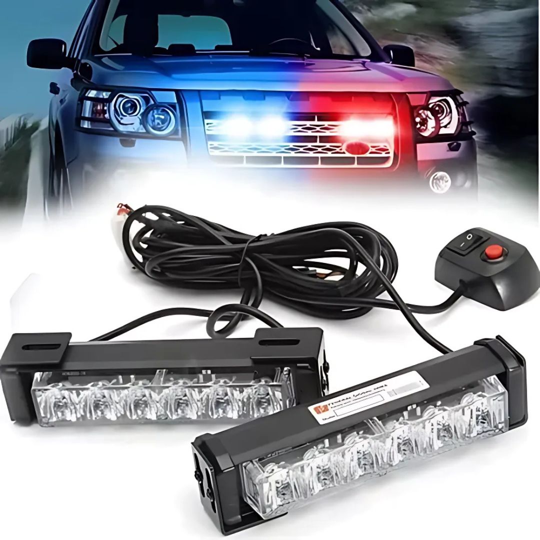 Police Led Warning Strobe Lights Light bar for Trucks Cars Waterproof - Medaid International