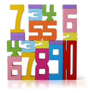 Montessori Numbers Block Educational Toy لعبة مكعبات الأرقام مونتيسوري التعليمية