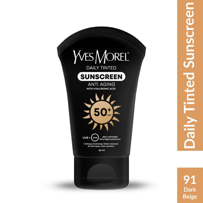 Yves Morel Daily Tinted Sunscreen 50+spf 50ml
