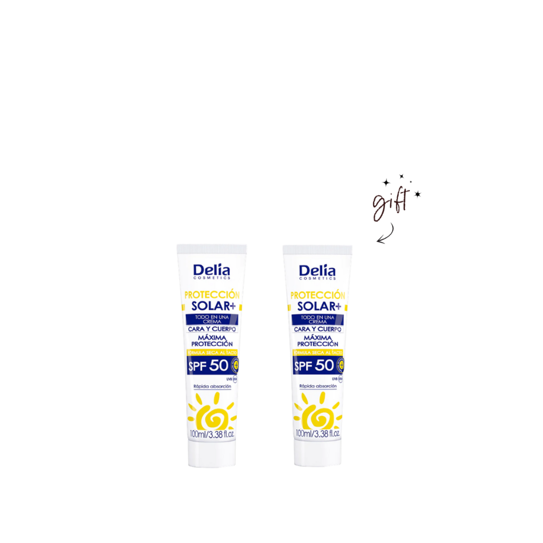 Delia Sun Protection Face Cream SPF 50 Buy 1 Get 1 Bundle