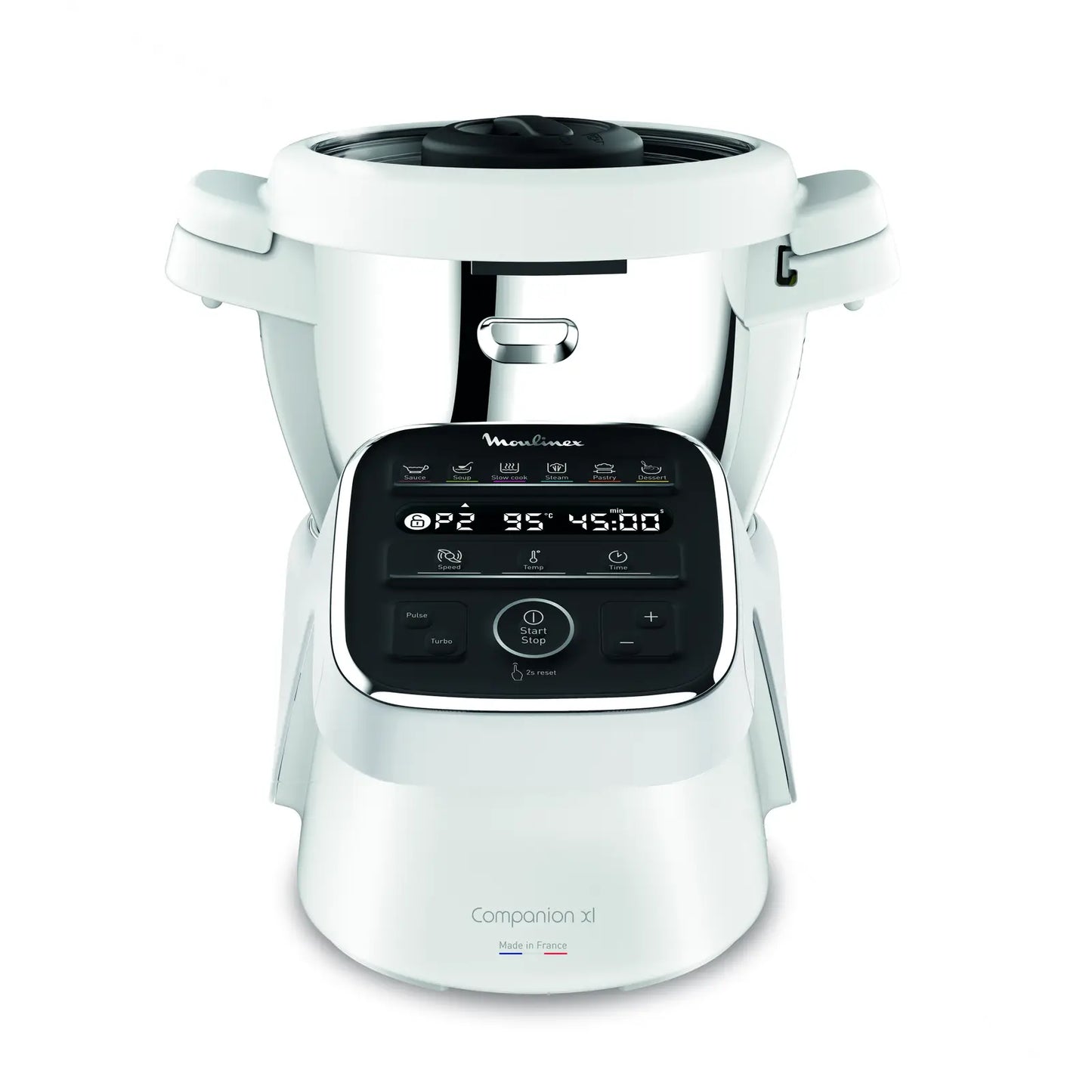 MOULINEX COMPANION XL Multifunctional Robot Cooker Bowl 4.5L 12 Programs Auto Soups Gazpacho Kitchen Robot Mixer Chopper Kneader 1550W HF80CB10
