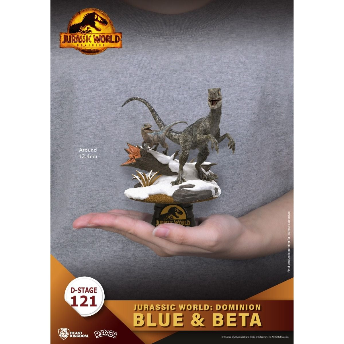 Jurassic World: Dominion Blue & Beta Diorama Stage-121 by Beast Kingdom - Medaid International