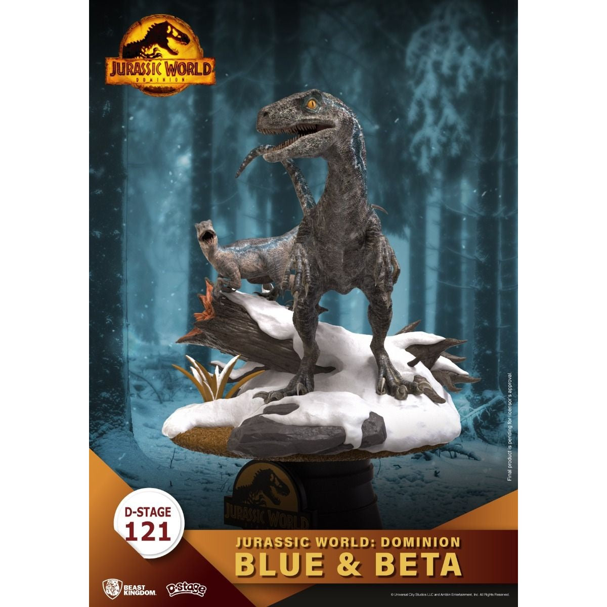 Jurassic World: Dominion Blue & Beta Diorama Stage-121 by Beast Kingdom - Medaid International