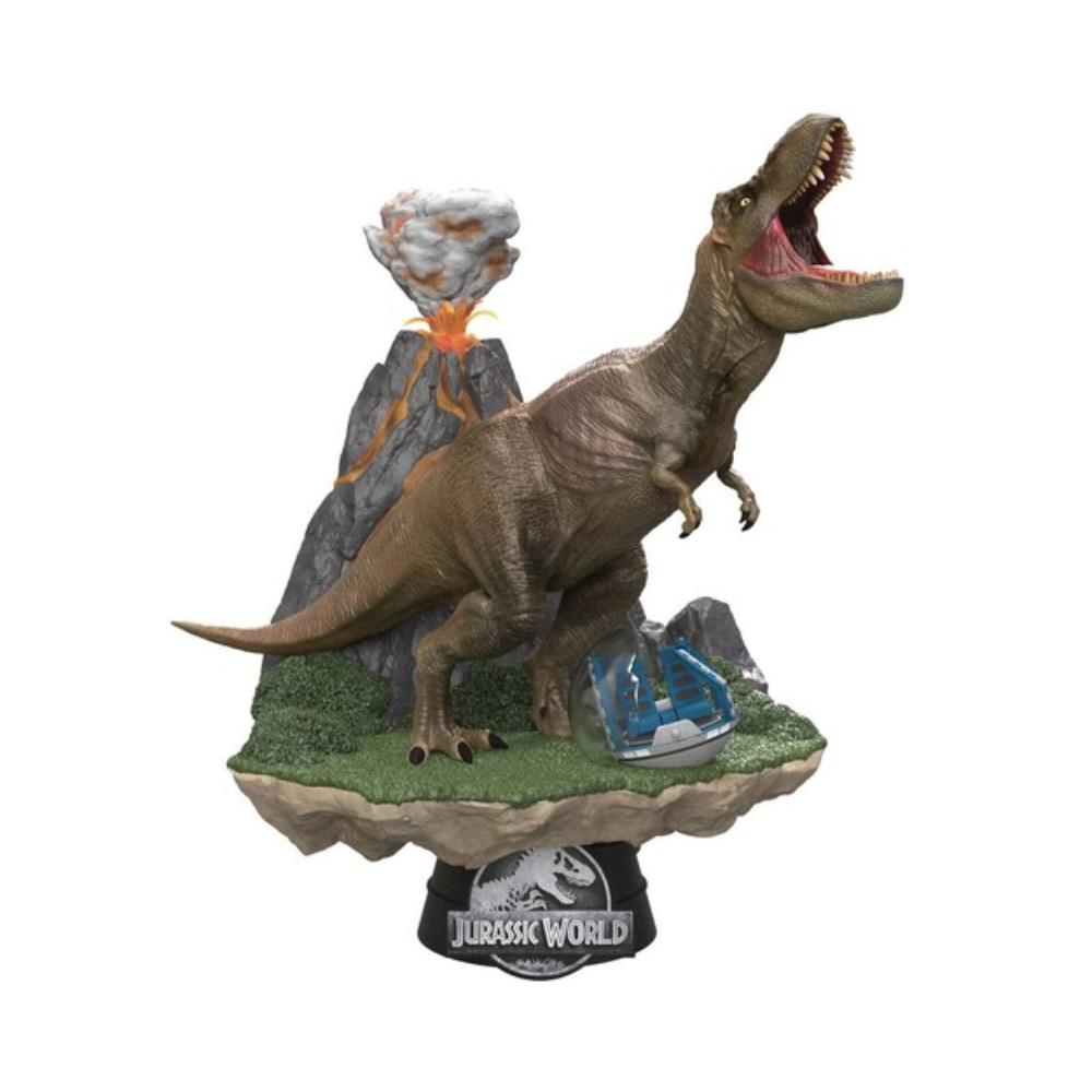 Jurassic World : Fallen Kingdom-T-Rex Diorama Stage-122 by Beast Kingdom - Medaid International