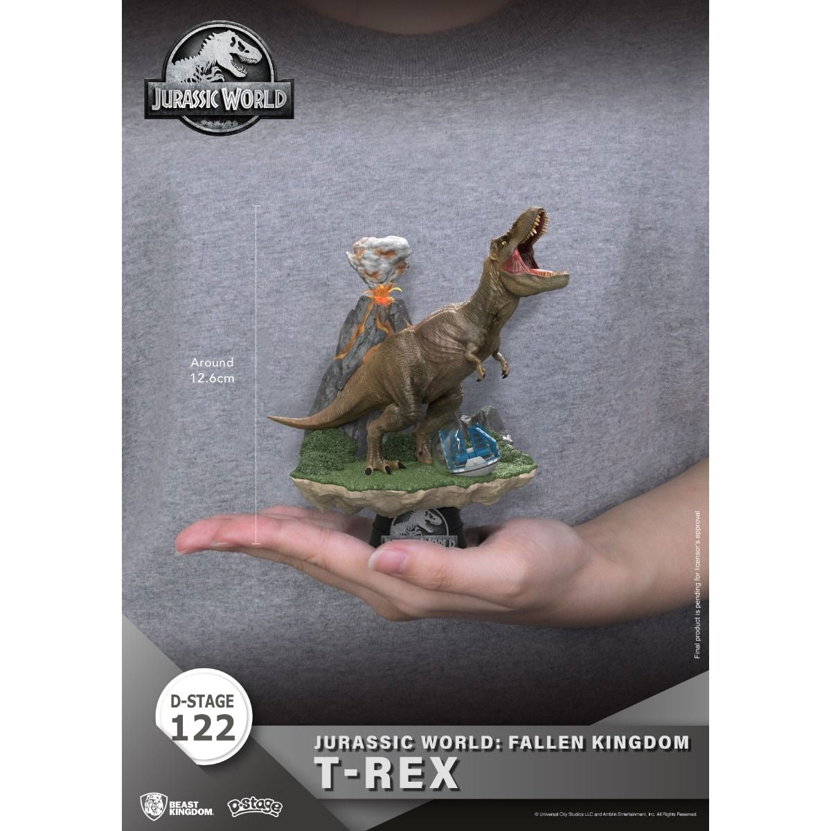 Jurassic World : Fallen Kingdom-T-Rex Diorama Stage-122 by Beast Kingdom - Medaid International