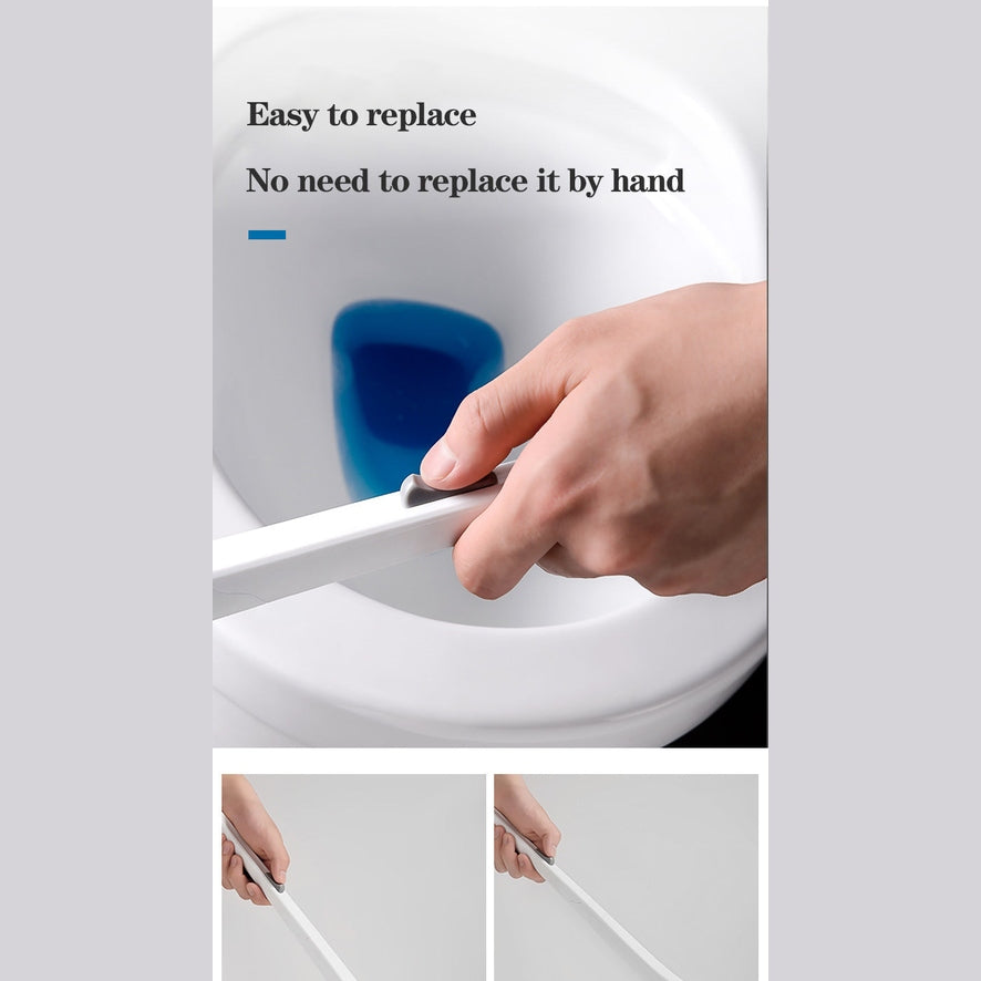 Disposable Toilet Brush with 16 Sponges