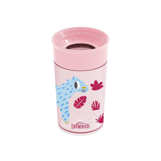 Dr. Brown’s Milestones Cheers360™ Spoutless Training Cup – Pink Animals