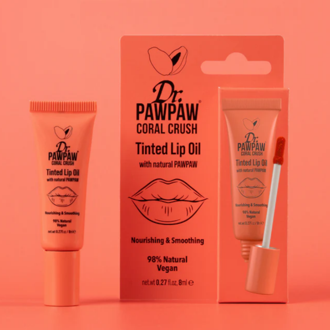 Dr Pawpaw Coral Crush Tinted Lip Oil 8ml