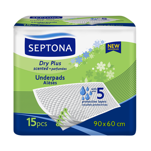 Septona Underpads With Scented 60CMx90CM 15'S