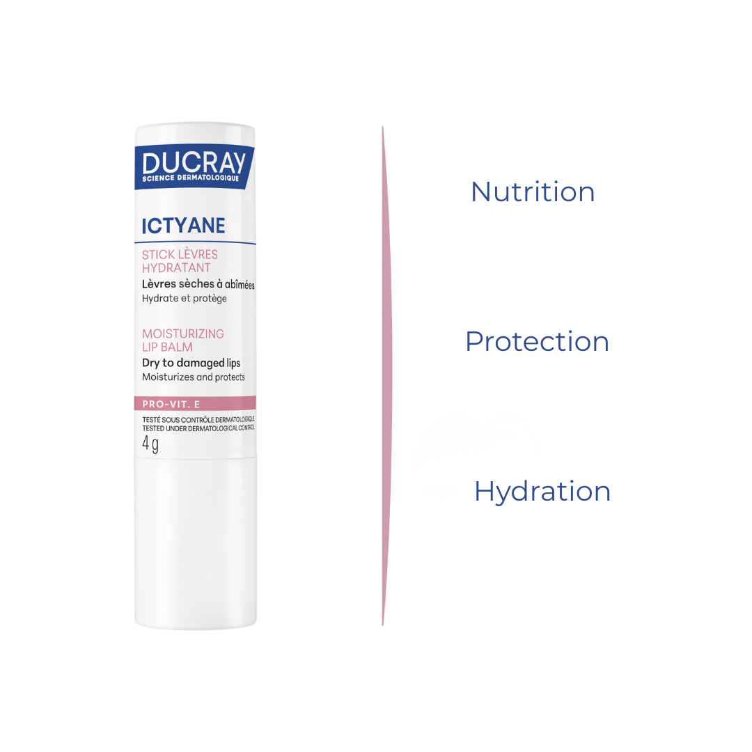 Ducray Ictyane For Dry Lips Moisturizing Lip Balm