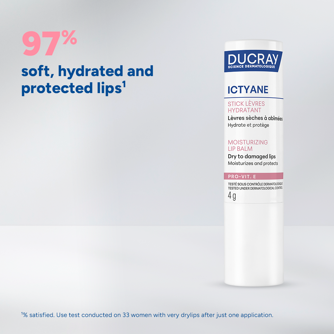 Ducray Ictyane For Dry Lips Moisturizing Lip Balm