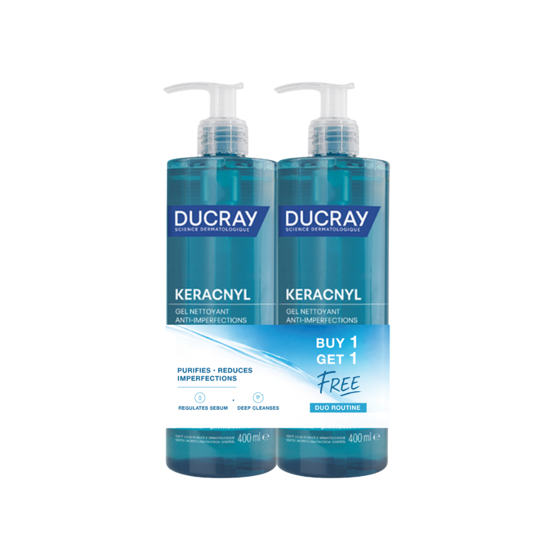 Ducray Keracnyl Foaming Gel Buy 1 Get 1 Bundle