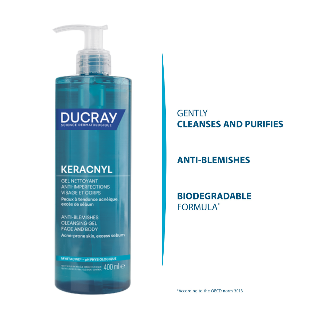 Ducray Keracnyl Foaming Gel Buy 1 Get 1 Bundle