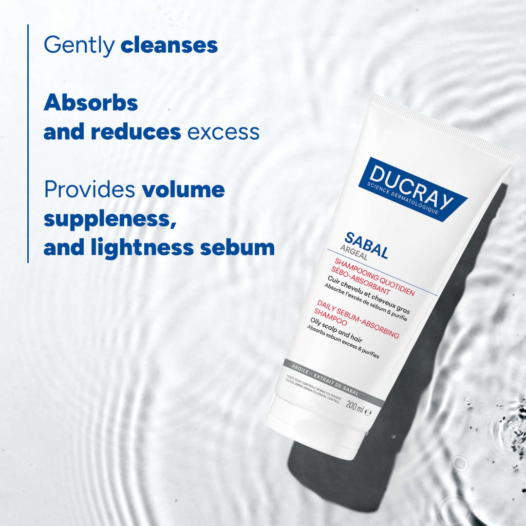 Sabal Argeal daily sebum-absorbing shampoo for oily hair  I Controls excess oil and gives hair volume