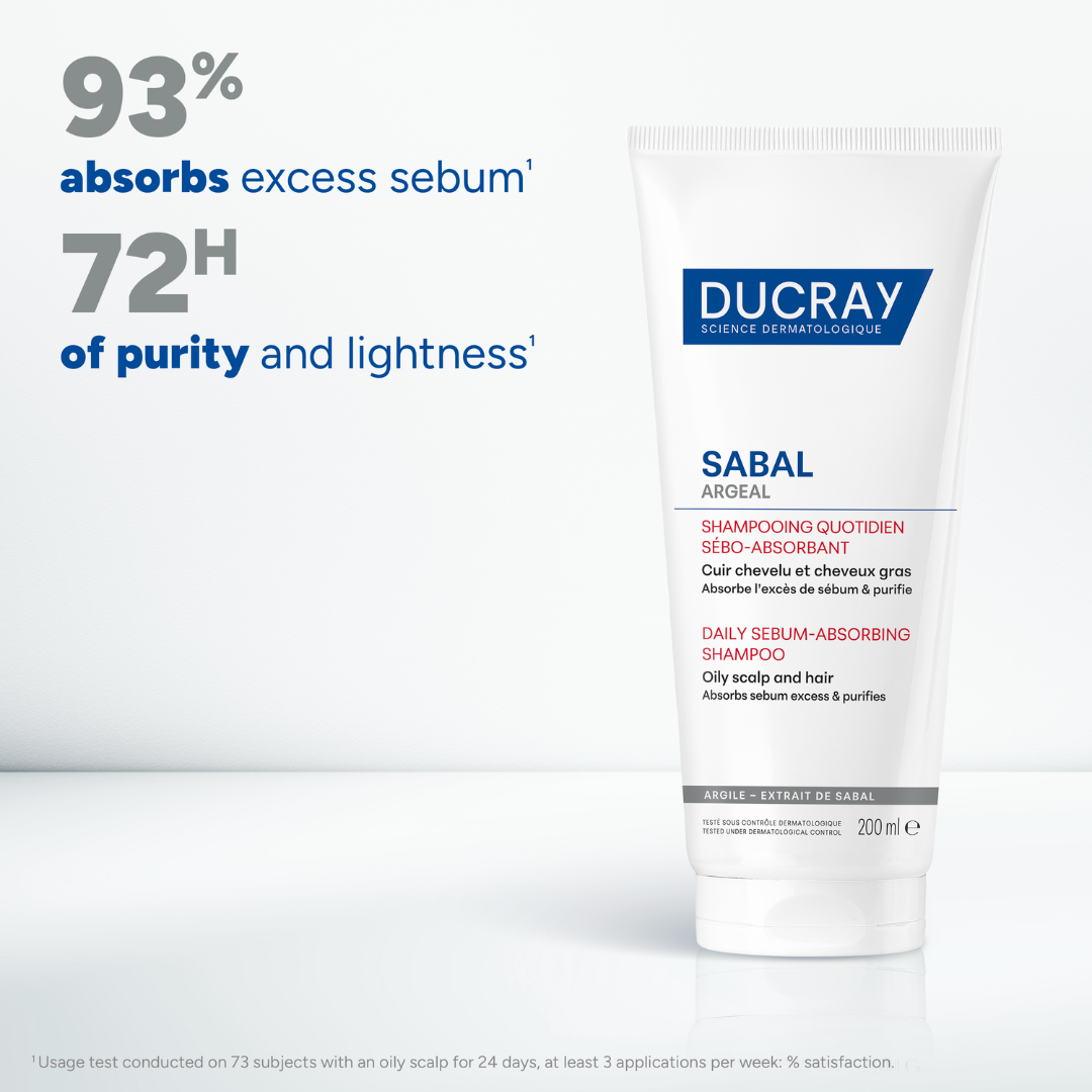 Sabal Argeal daily sebum-absorbing shampoo for oily hair  I Controls excess oil and gives hair volume
