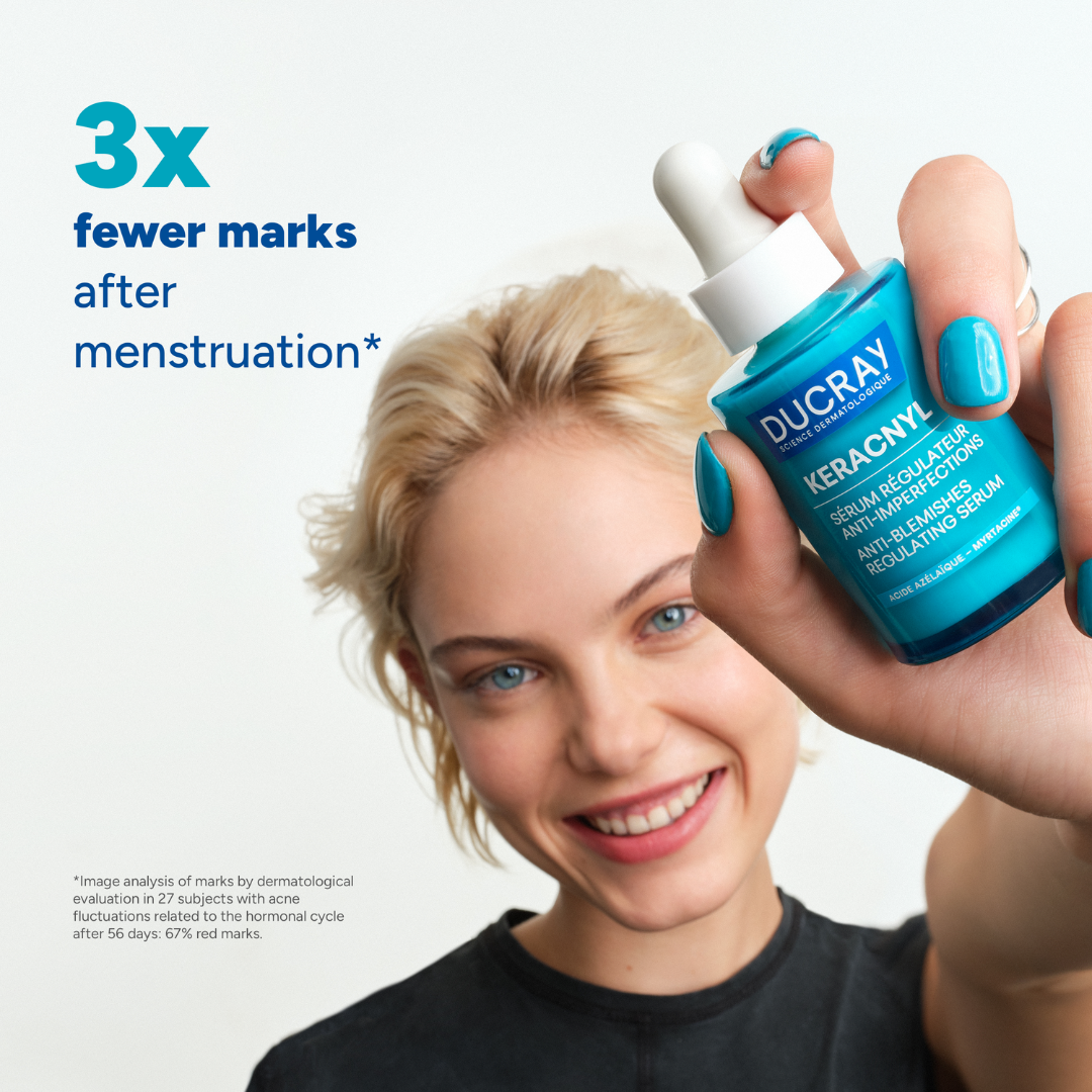 Ducray Keracnyl Anti-Blemishes Regulating Serum For Period Acne Flareups