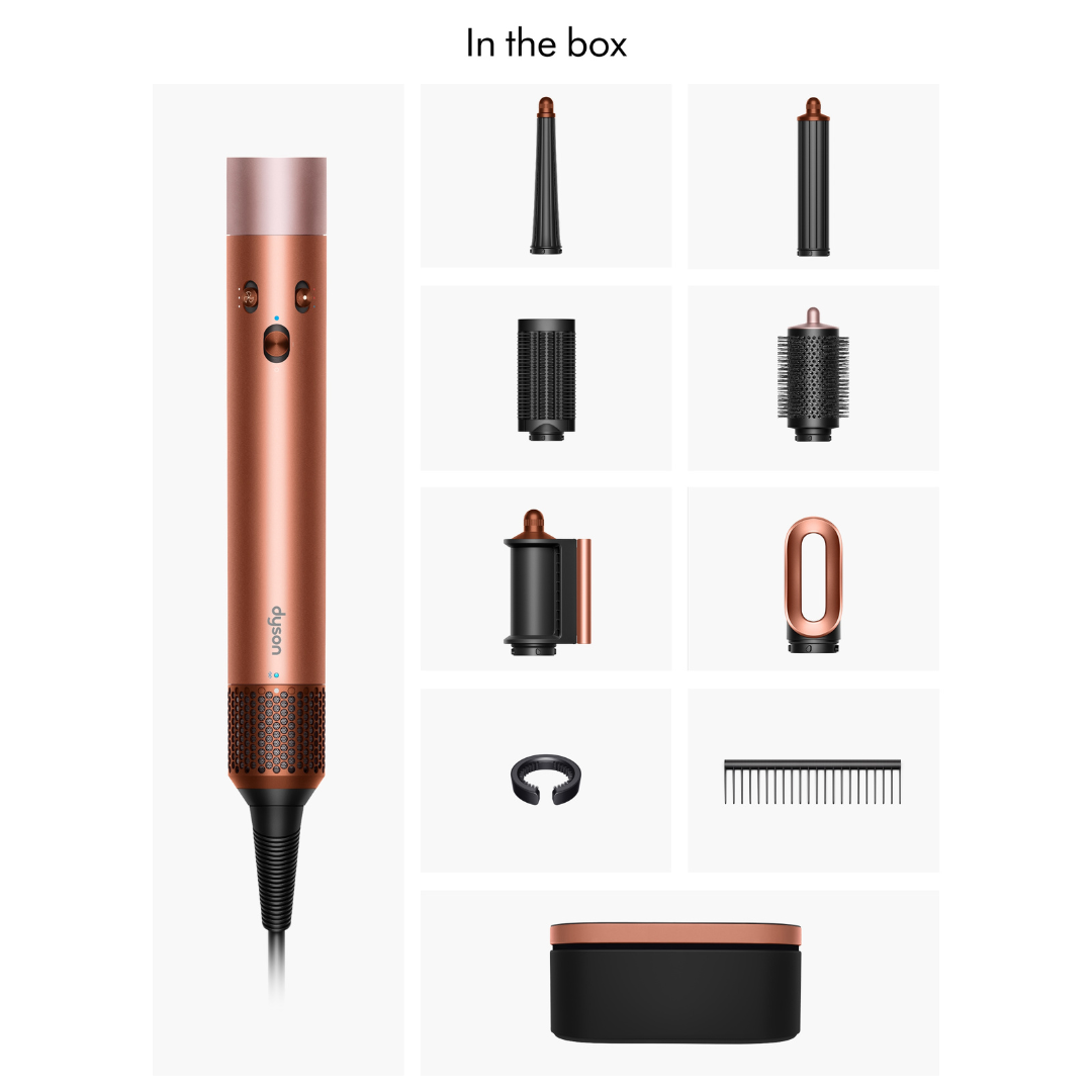 Dyson Airwarp ID MultiStyler & Dryer For Straight to Wavy - Amber Silk