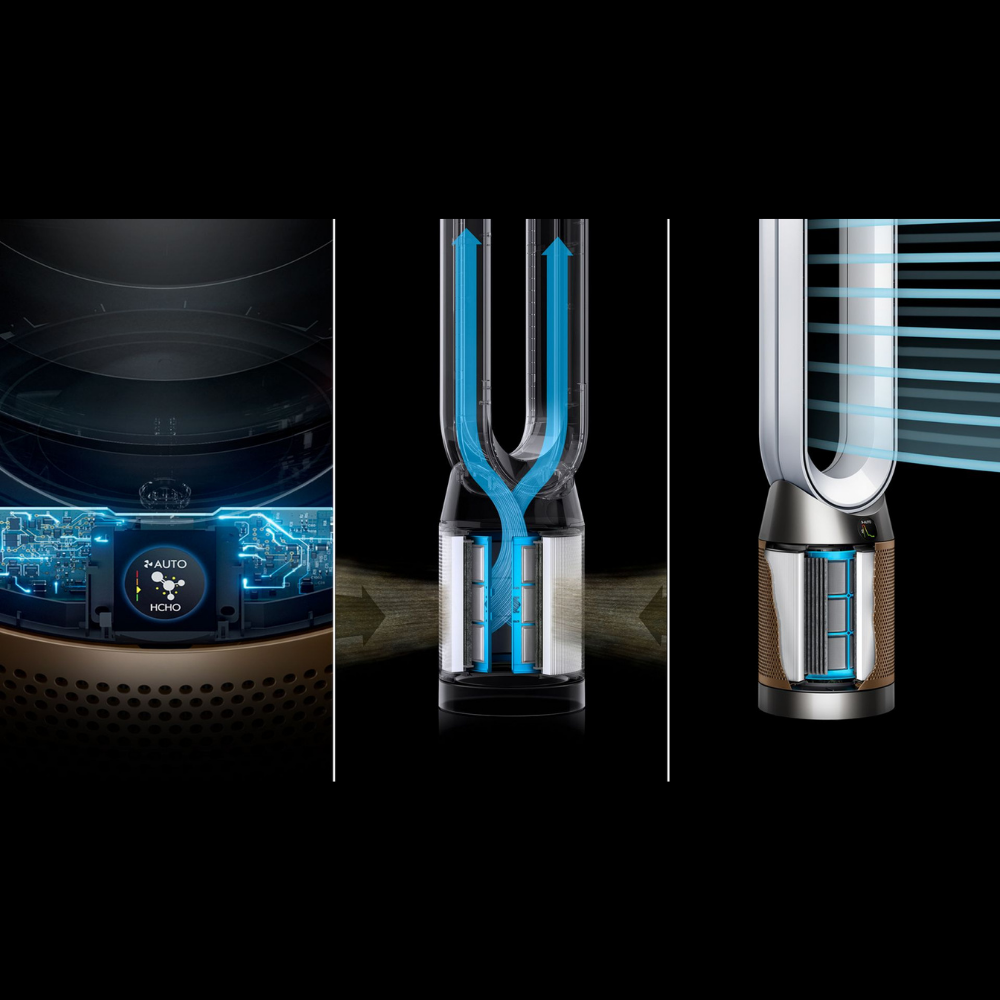 Dyson Air Purifier Cool PC2 De-NOx (White/Gold)