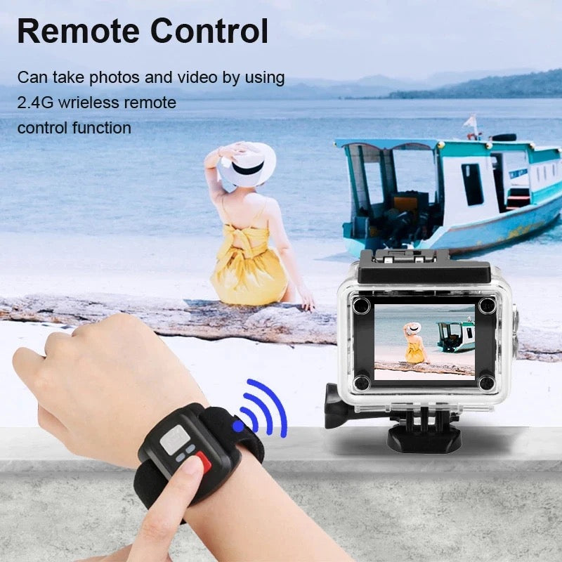 HD Waterproof Sport Action Camera 1080P/60FPS WiFi 2.0" 170D - Medaid International
