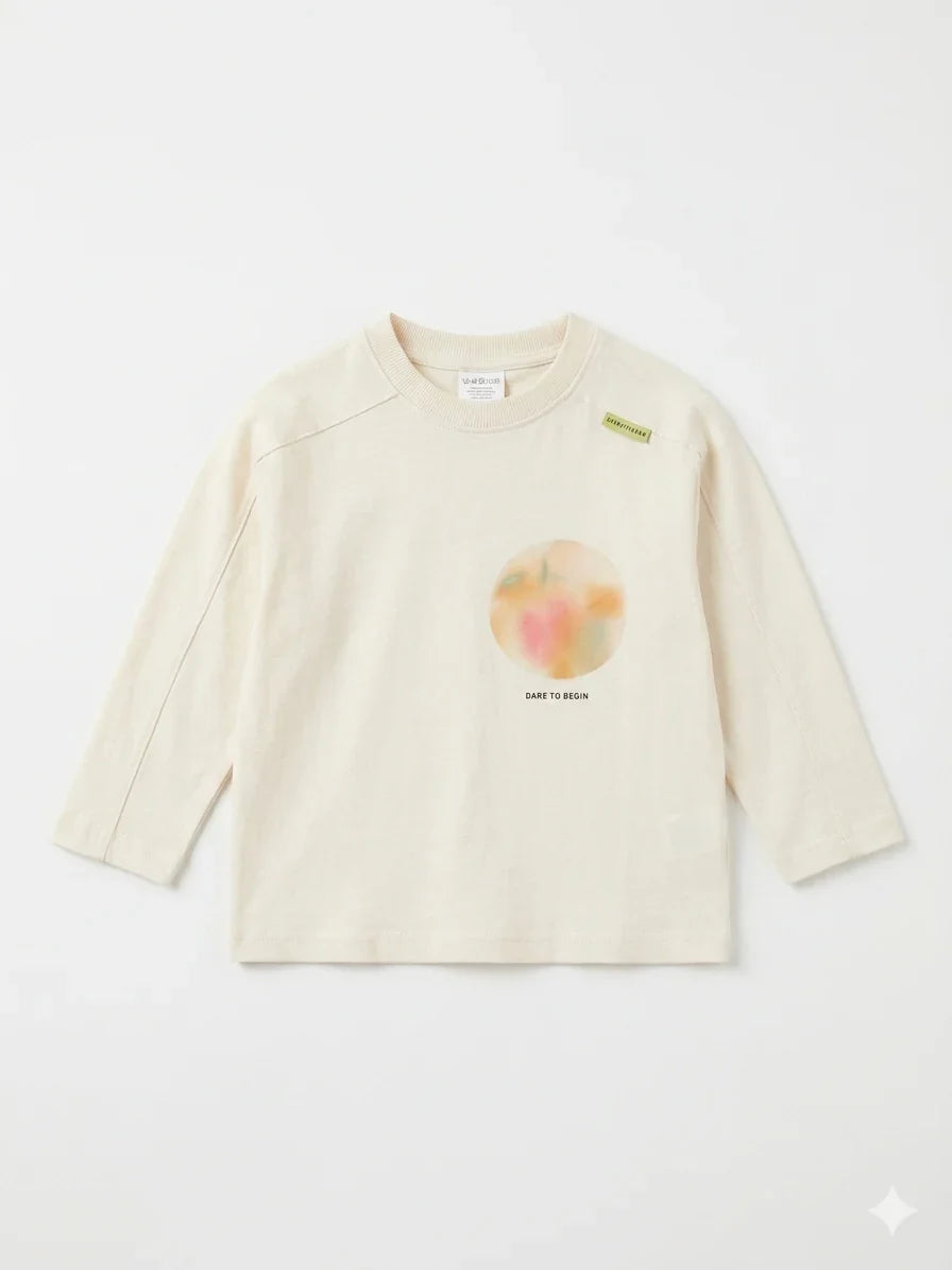Zara Boy's Cream Printed Blouse | Zara In Lebanon