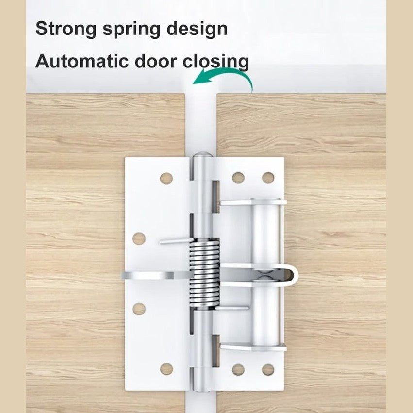 Automatic closing Spring Hinge