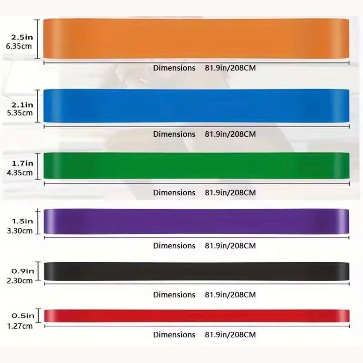 Long Elastic Bands Full Set