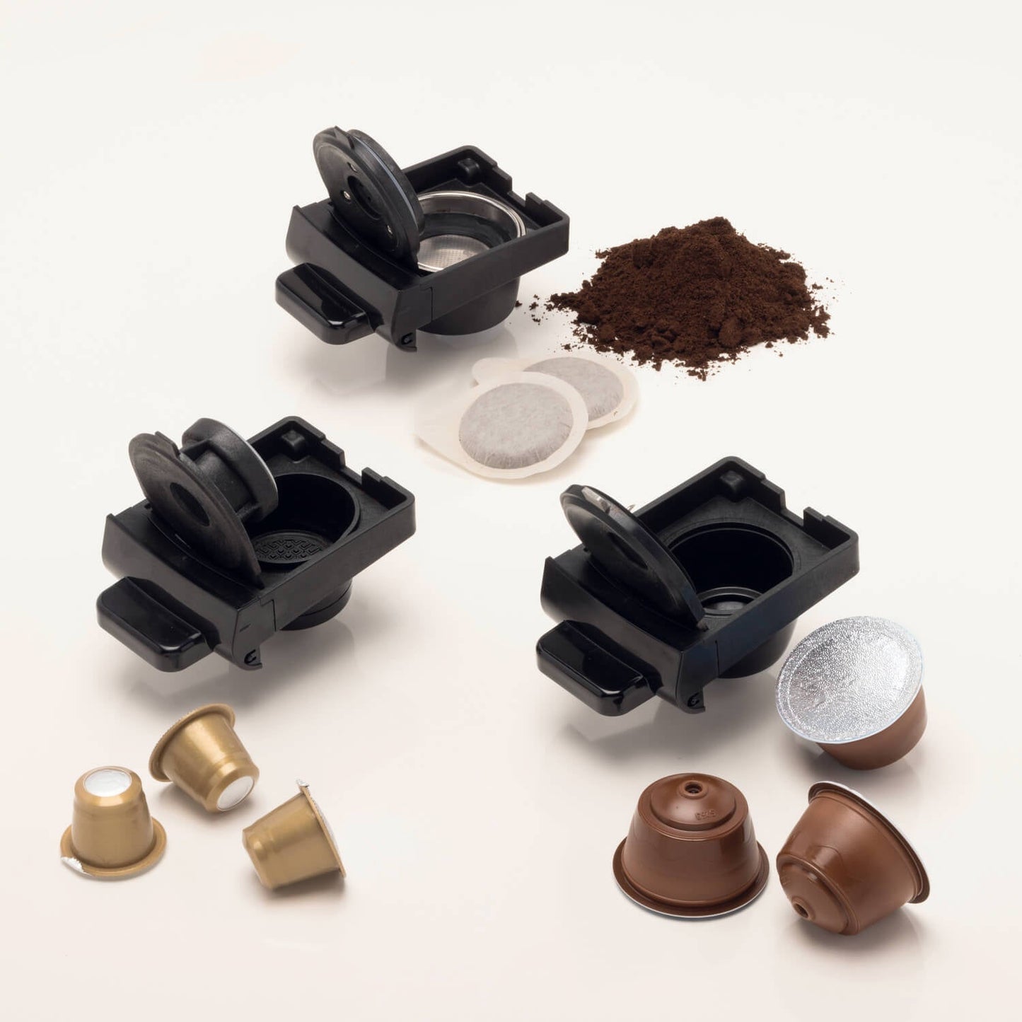 Moderna Coffee Machine with Capsule, Pods, Powder, 19 Bars 1350W