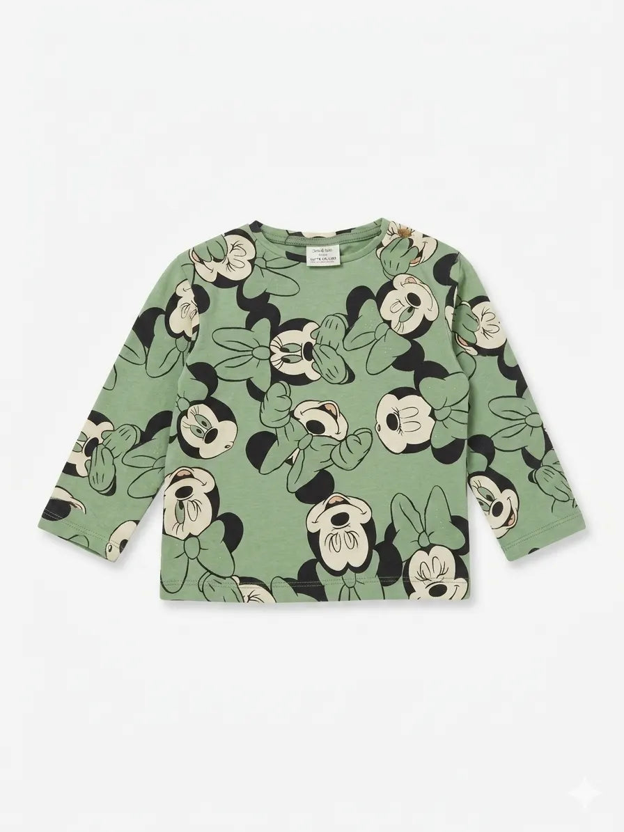 Zara Girl's Mint Green Printed Blouse | Zara In Lebanon