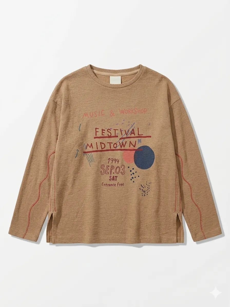 Zara Boy's Brown Printed Blouse | Zara In Lebanon